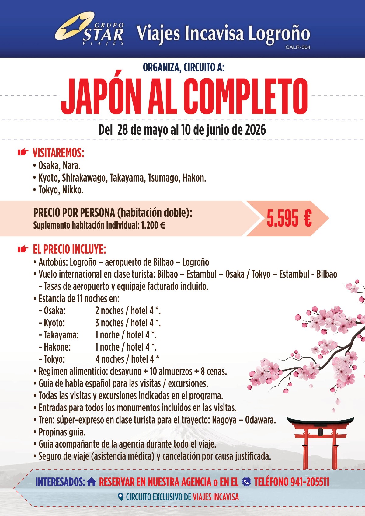 cartel viaje a japón via bilbao mayo 2026 jpg